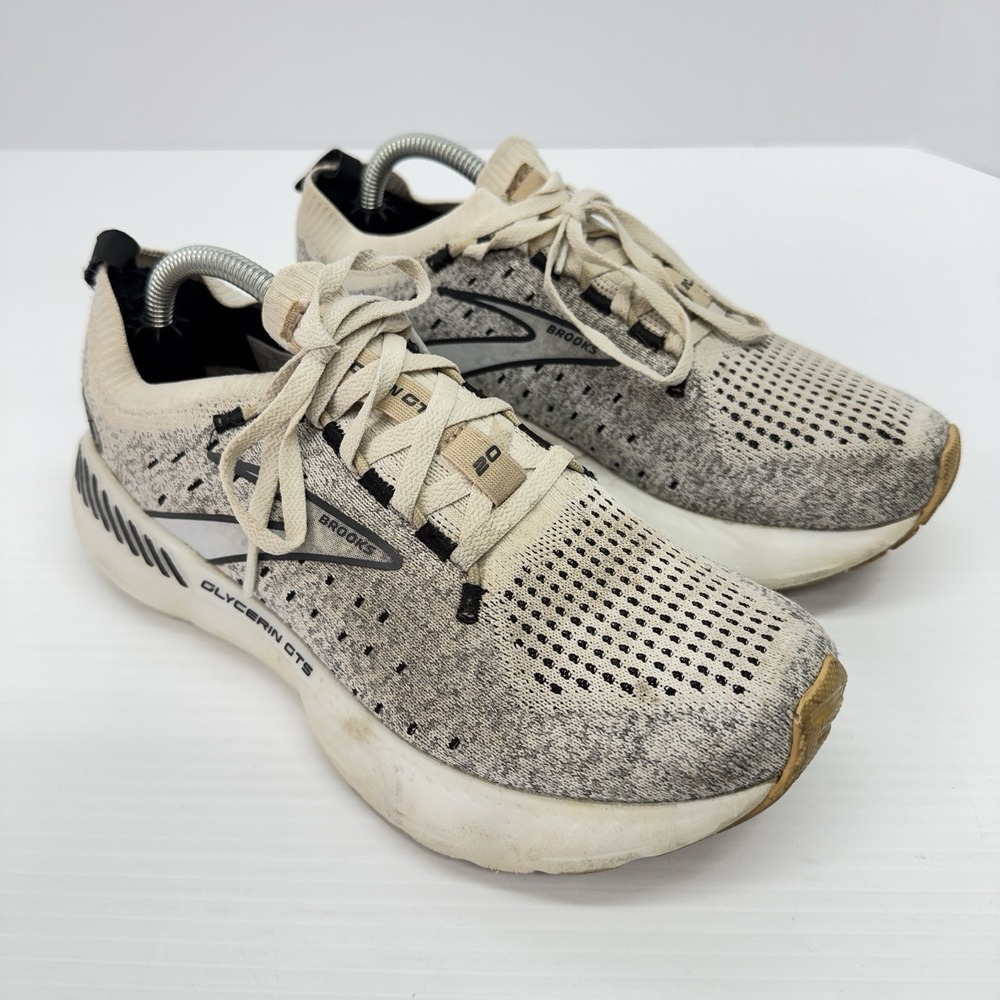 Brooks Trainers Size 7 Women's Grey Glycerin StealthFit GTS 20 Walking Shoes